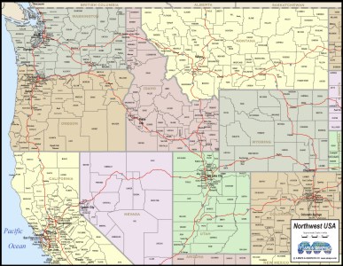 Printable Map Of Pacific Northwest Printable Map Of T - vrogue.co